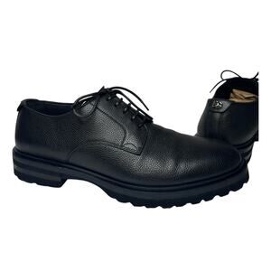 Dolce & Gabbana grained derby shoes black men size US 10 leather vibram lace-up